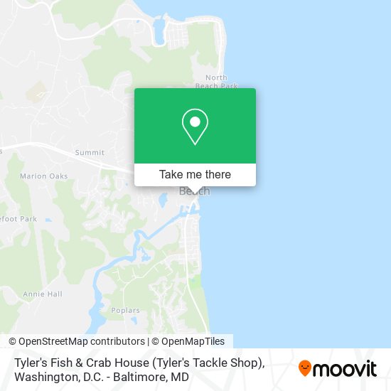 Tyler's Fish & Crab House (Tyler's Tackle Shop) map