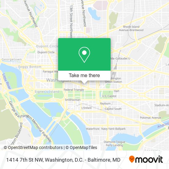 1414 7th St NW map
