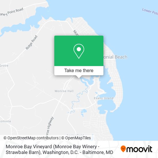 Monroe Bay Vineyard (Monroe Bay Winery - Strawbale Barn) map