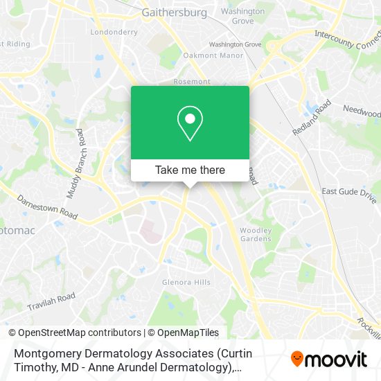 Montgomery Dermatology Associates (Curtin Timothy, MD - Anne Arundel Dermatology) map