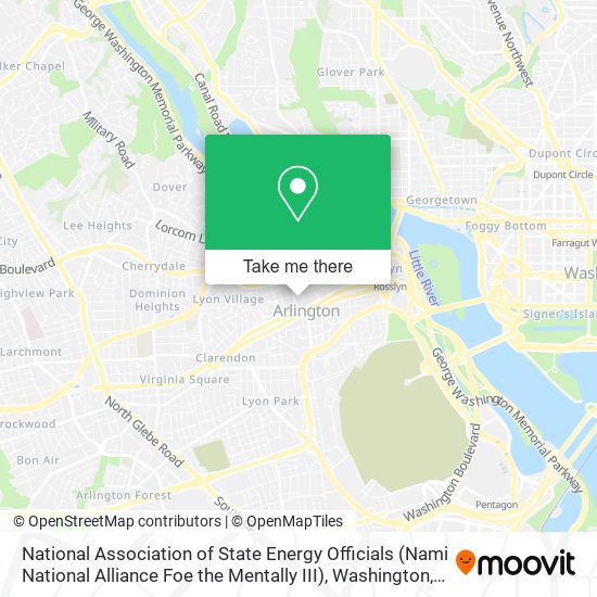 Mapa de National Association of State Energy Officials (Nami National Alliance Foe the Mentally III)