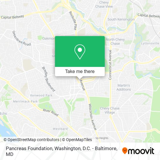 Pancreas Foundation map