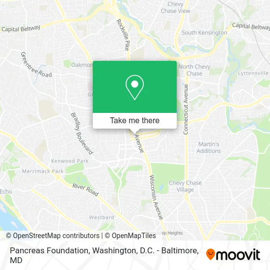 Pancreas Foundation map