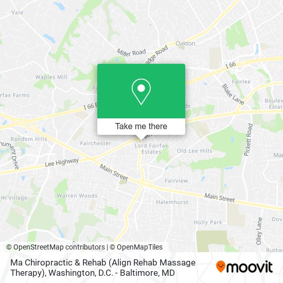 Ma Chiropractic & Rehab (Align Rehab Massage Therapy) map