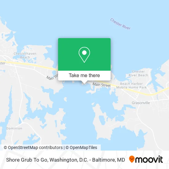 Shore Grub To Go map