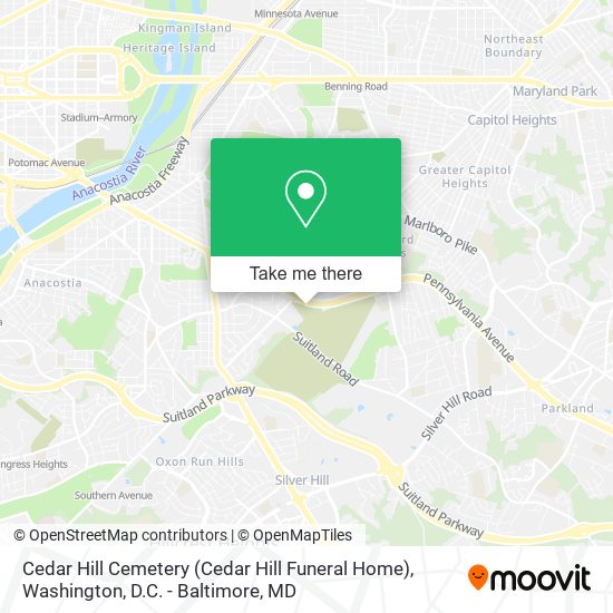 Cedar Hill Cemetery (Cedar Hill Funeral Home) map