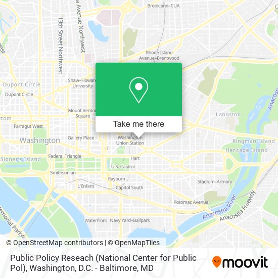 Mapa de Public Policy Reseach (National Center for Public Pol)