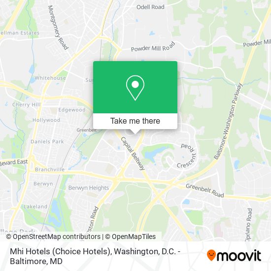 Mhi Hotels (Choice Hotels) map