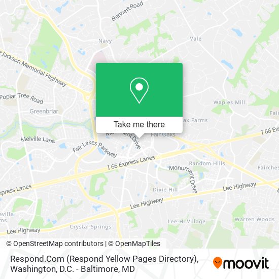 Mapa de Respond.Com (Respond Yellow Pages Directory)