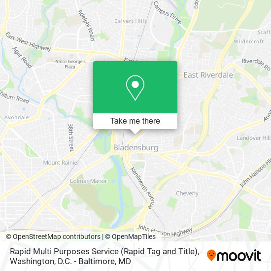 Rapid Multi Purposes Service (Rapid Tag and Title) map