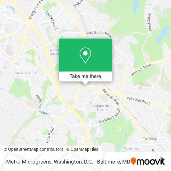 Mapa de Metro Microgreens