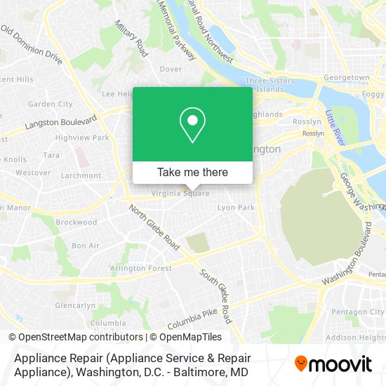Appliance Repair (Appliance Service & Repair Appliance) map