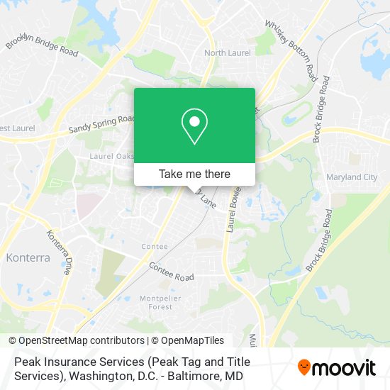 Peak Insurance Services (Peak Tag and Title Services) map