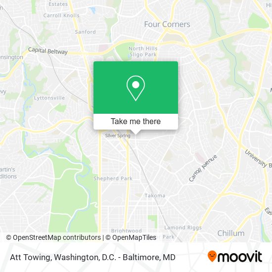 Att Towing map