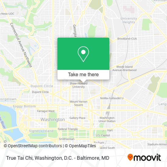 True Tai Chi map
