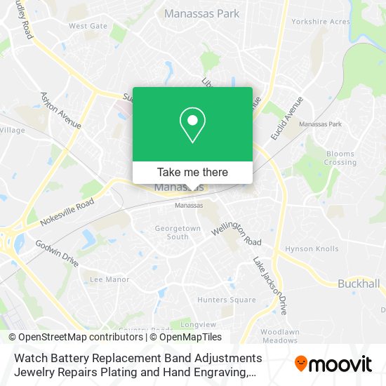 Mapa de Watch Battery Replacement Band Adjustments Jewelry Repairs Plating and Hand Engraving