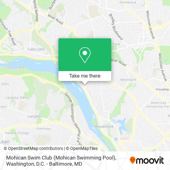 Mapa de Mohican Swim Club (Mohican Swimming Pool)