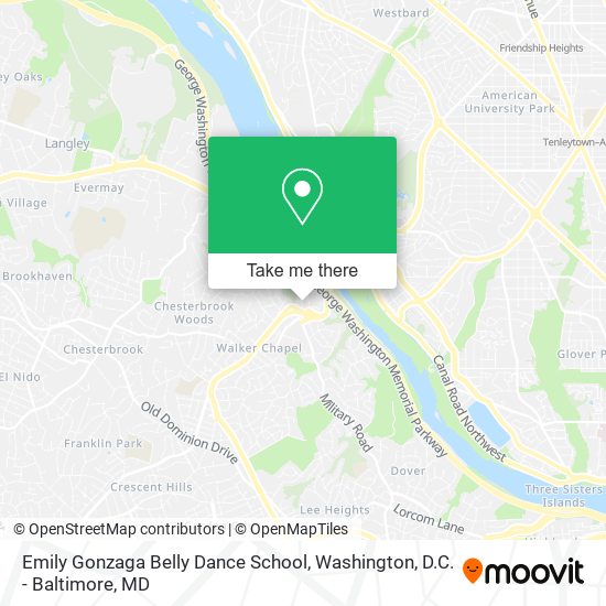 Mapa de Emily Gonzaga Belly Dance School