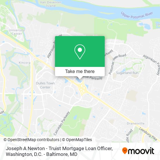 Joseph A Newton - Truist Mortgage Loan Officer map