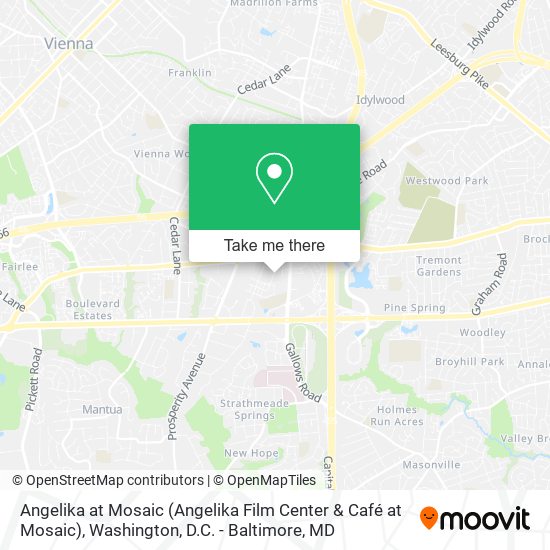 Mapa de Angelika at Mosaic (Angelika Film Center & Café at Mosaic)