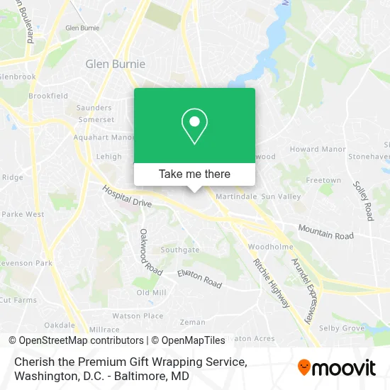 Cherish the Premium Gift Wrapping Service map