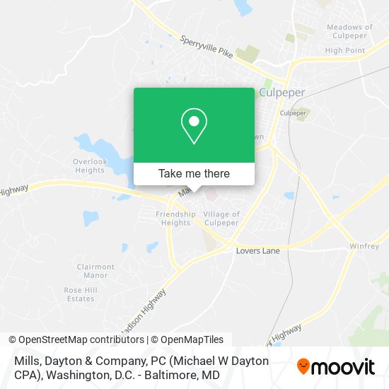 Mills, Dayton & Company, PC (Michael W Dayton CPA) map