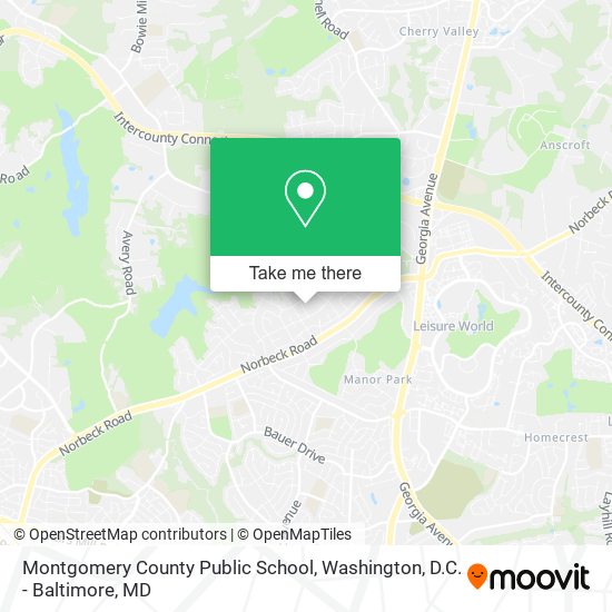 Montgomery County Public School map