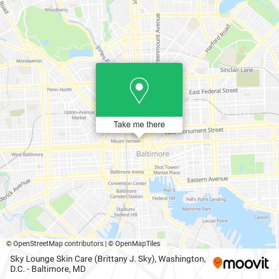 Sky Lounge Skin Care (Brittany J. Sky) map