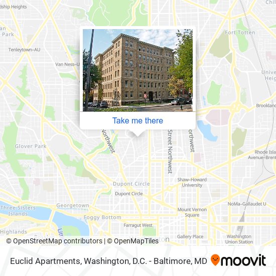 Euclid Apartments map