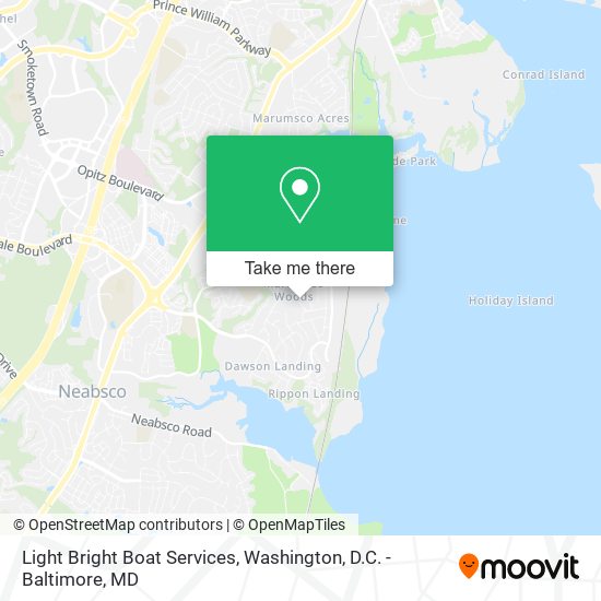 Light Bright Boat Services map