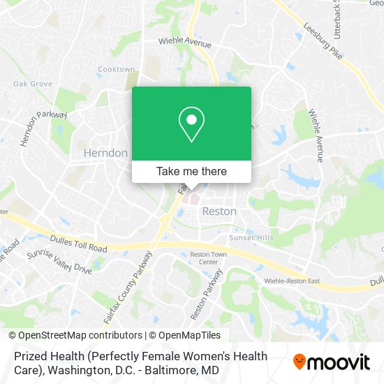 Prized Health (Perfectly Female Women's Health Care) map