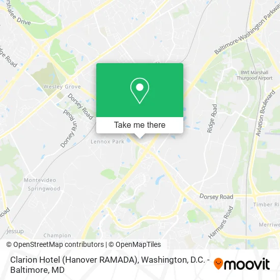 Clarion Hotel (Hanover RAMADA) map