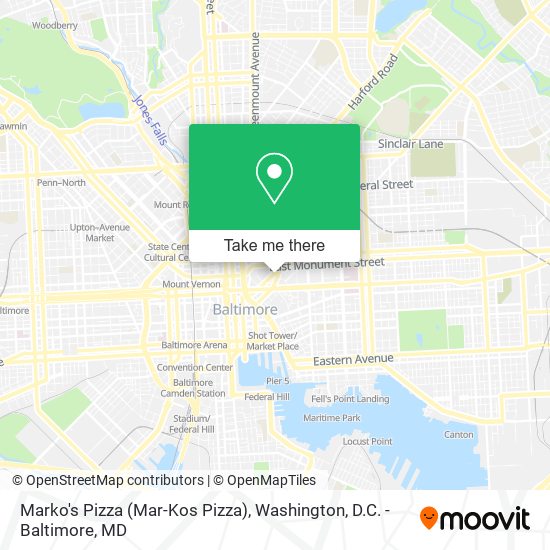 Marko's Pizza (Mar-Kos Pizza) map