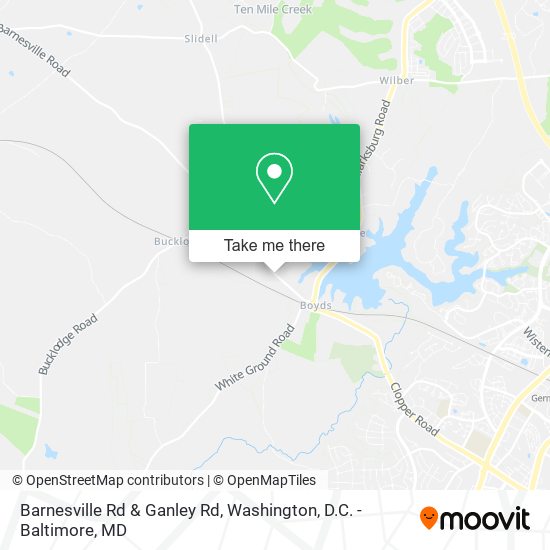 Mapa de Barnesville Rd & Ganley Rd