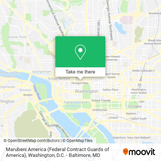 Marubeni America (Federal Contract Guards of America) map