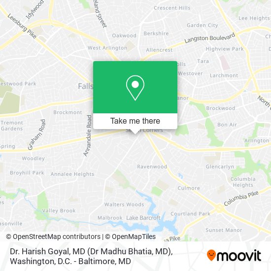 Mapa de Dr. Harish Goyal, MD (Dr Madhu Bhatia, MD)