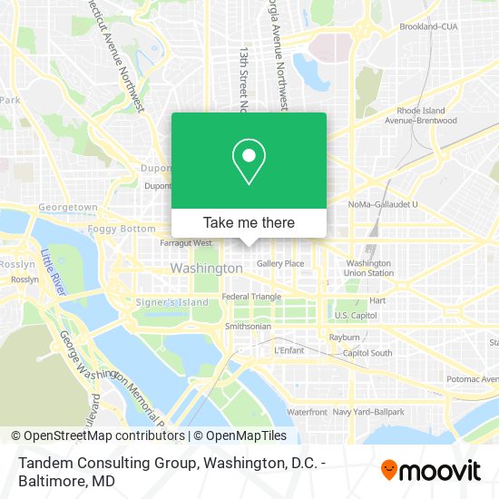 Tandem Consulting Group map