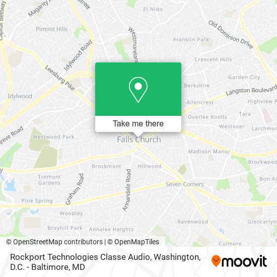Mapa de Rockport Technologies Classe Audio