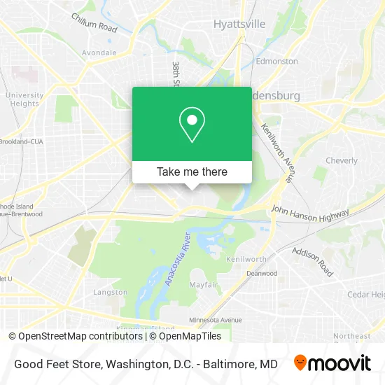 Mapa de Good Feet Store