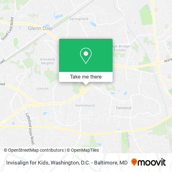 Invisalign for Kids map