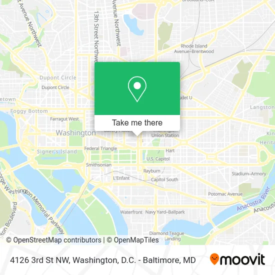 4126 3rd St NW map