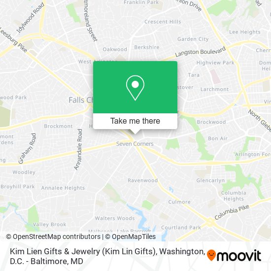 Kim Lien Gifts & Jewelry (Kim Lin Gifts) map