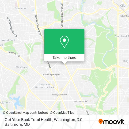 Got Your Back Total Health map