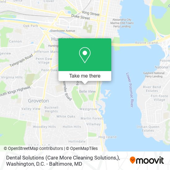 Mapa de Dental Solutions (Care More Cleaning Solutions,)