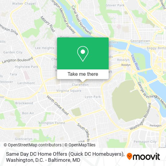 Same Day DC Home Offers (Quick DC Homebuyers) map