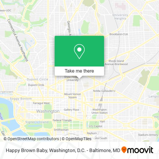 Happy Brown Baby map