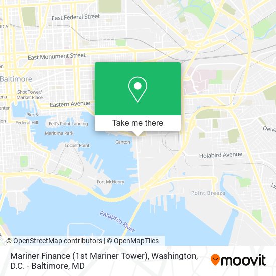 Mapa de Mariner Finance (1st Mariner Tower)