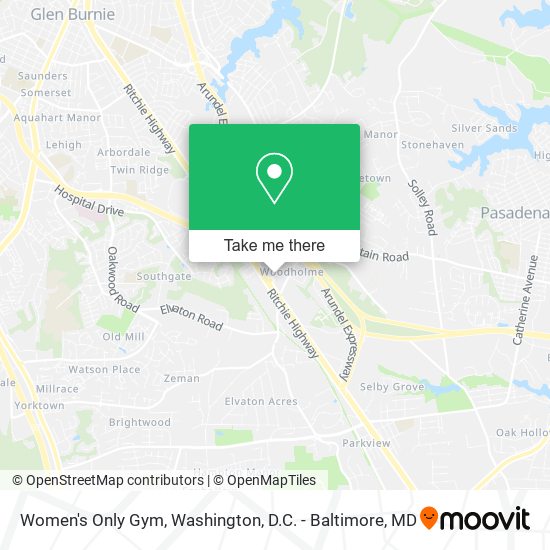 Women's Only Gym map