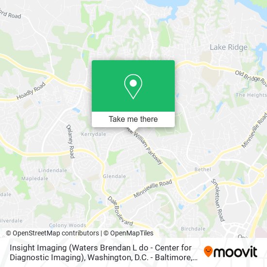 Insight Imaging (Waters Brendan L do - Center for Diagnostic Imaging) map