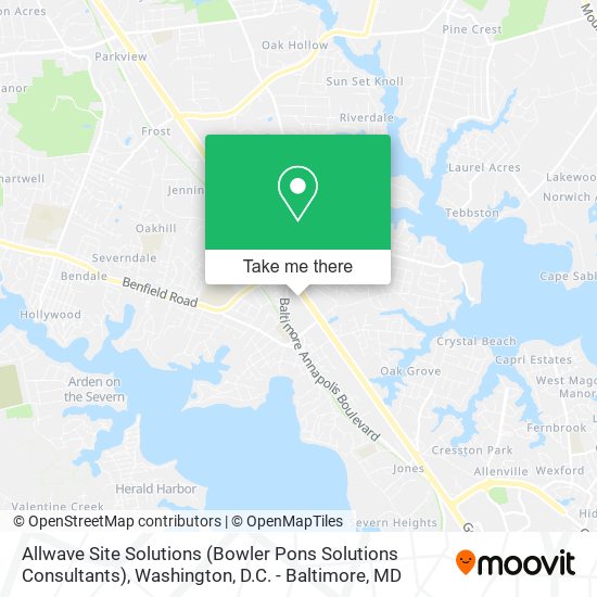 Mapa de Allwave Site Solutions (Bowler Pons Solutions Consultants)